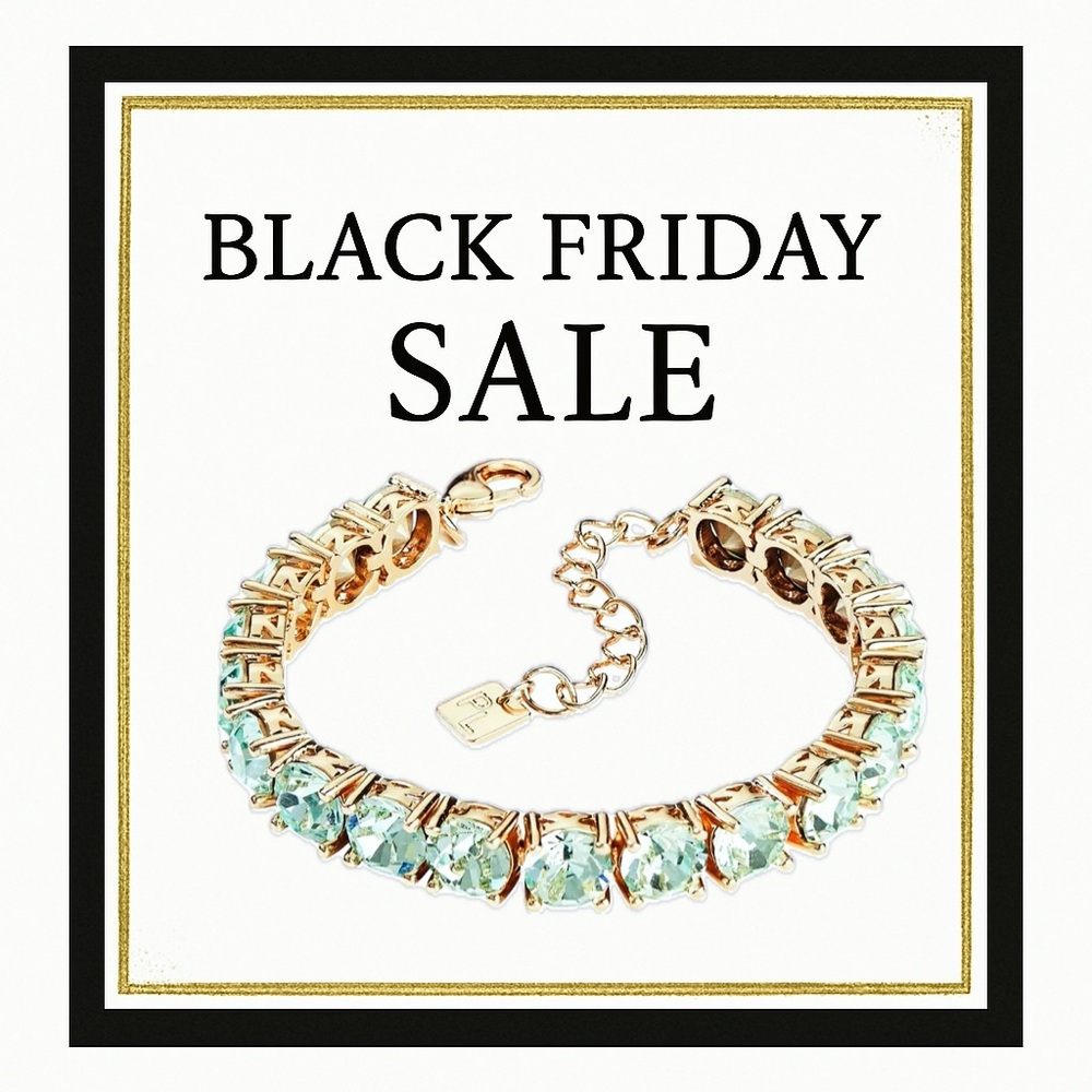 Park Lane Impression Bracelet- Mint and Rose Gold
